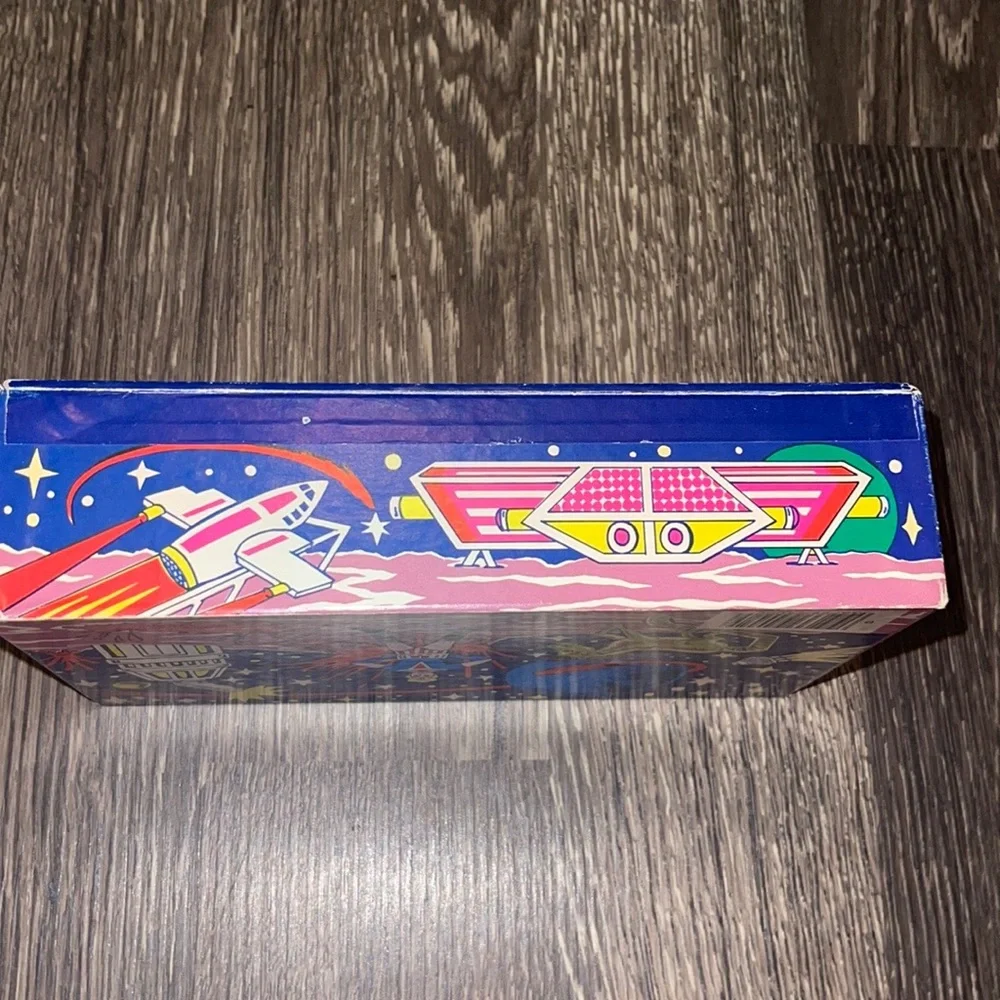 Vintage 1960's Outer Space Pencil Box/ School Box